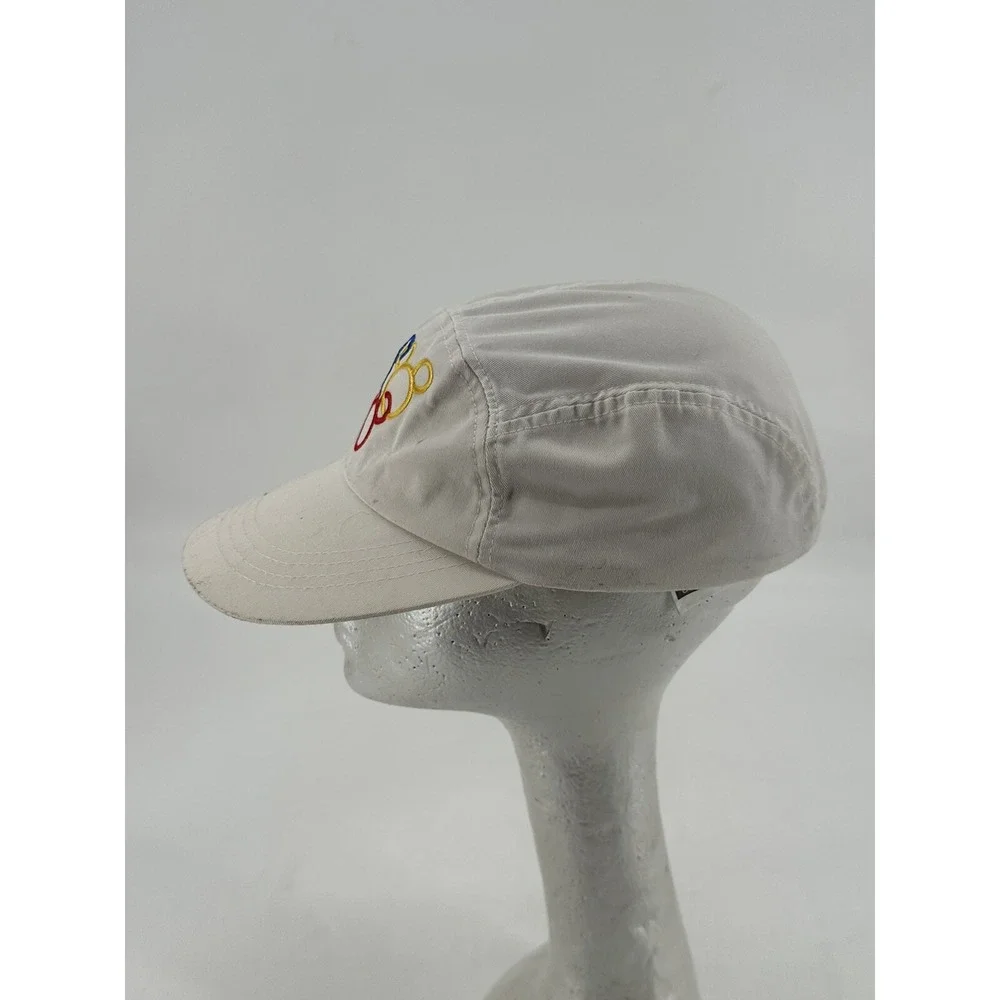 Mickey Unlimited Mickey Mouse Olympic Rings Embroidered White Baseball Cap